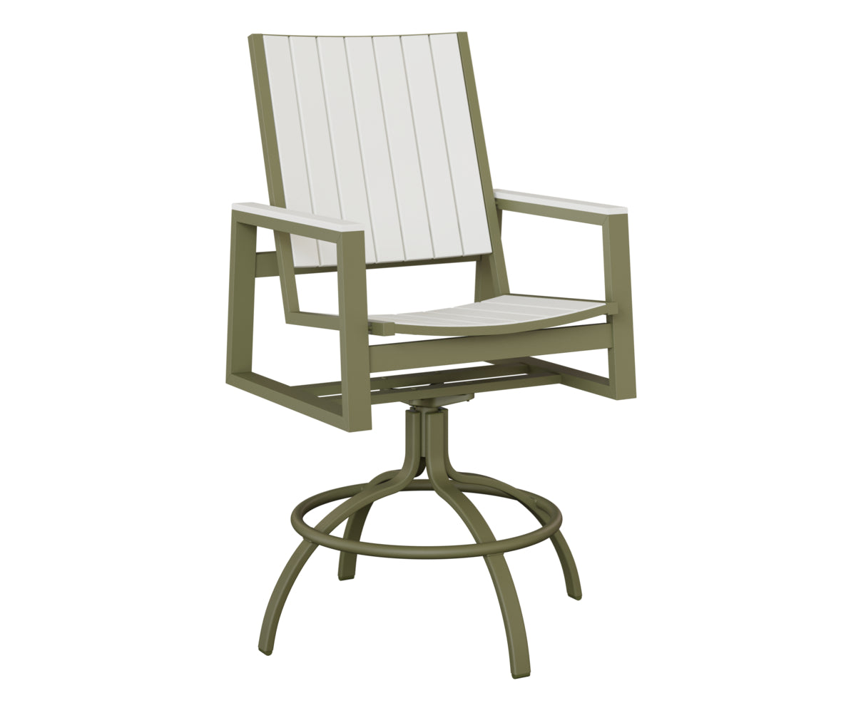 Vida Poly Swivel Bar Chair
