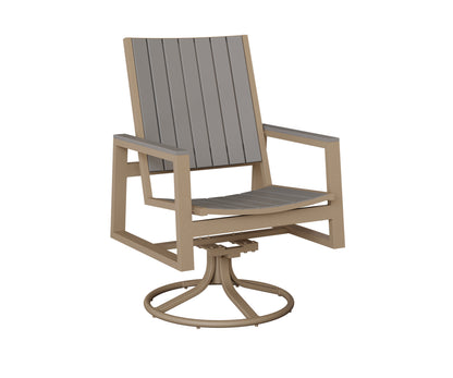 Vida Poly Swivel Rocker Dining Chair