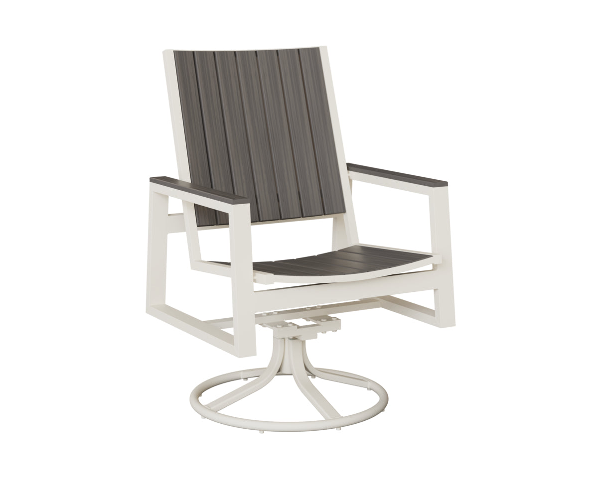 Vida Poly Swivel Rocker Dining Chair