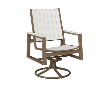 Vida Poly Swivel Rocker Dining Chair