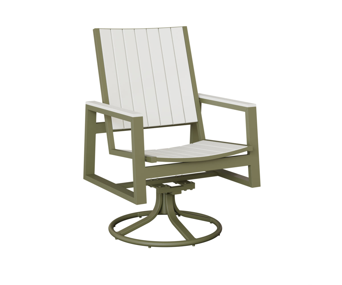 Vida Poly Swivel Rocker Dining Chair