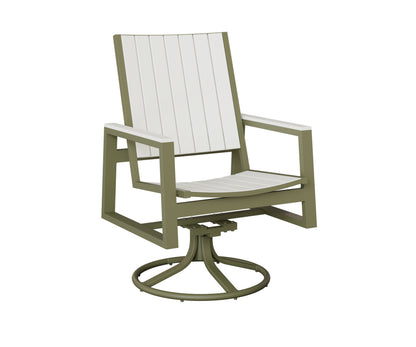 Vida Poly Swivel Rocker Dining Chair