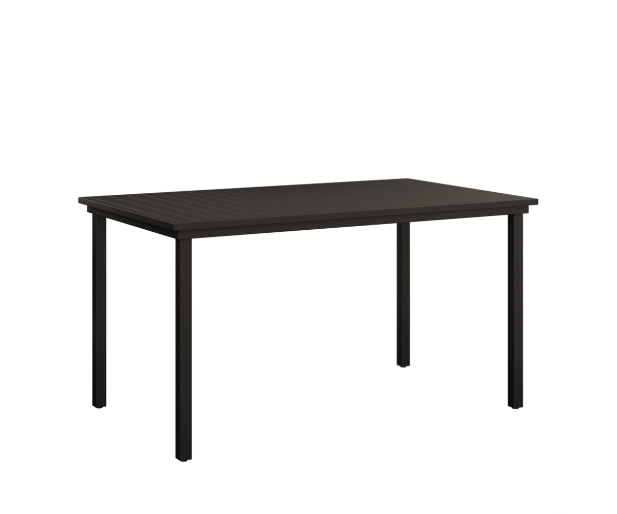 Vida 44" x 73" Aluminum Bar Table