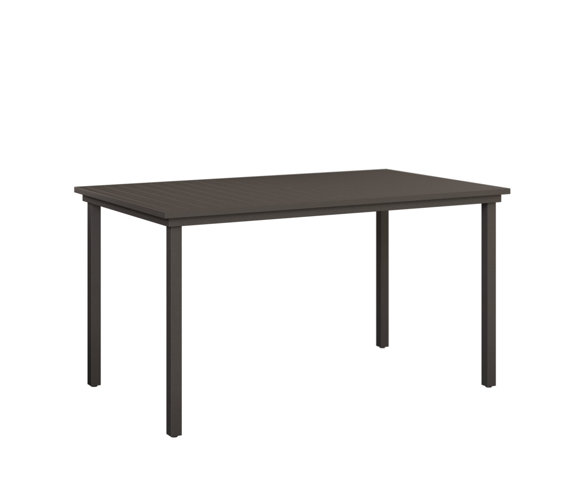 Vida 44" x 73" Aluminum Bar Table