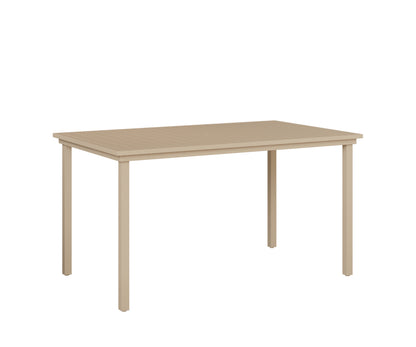 Vida 44" x 73" Aluminum Bar Table