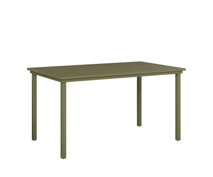 Vida 44" x 73" Aluminum Bar Table
