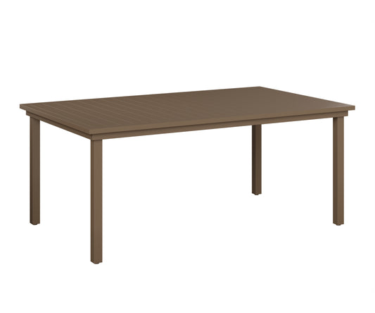 Vida 44" x 73" Aluminum Dining Table