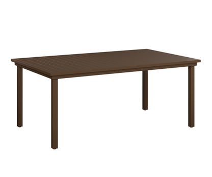 Vida 44" x 73" Aluminum Dining Table