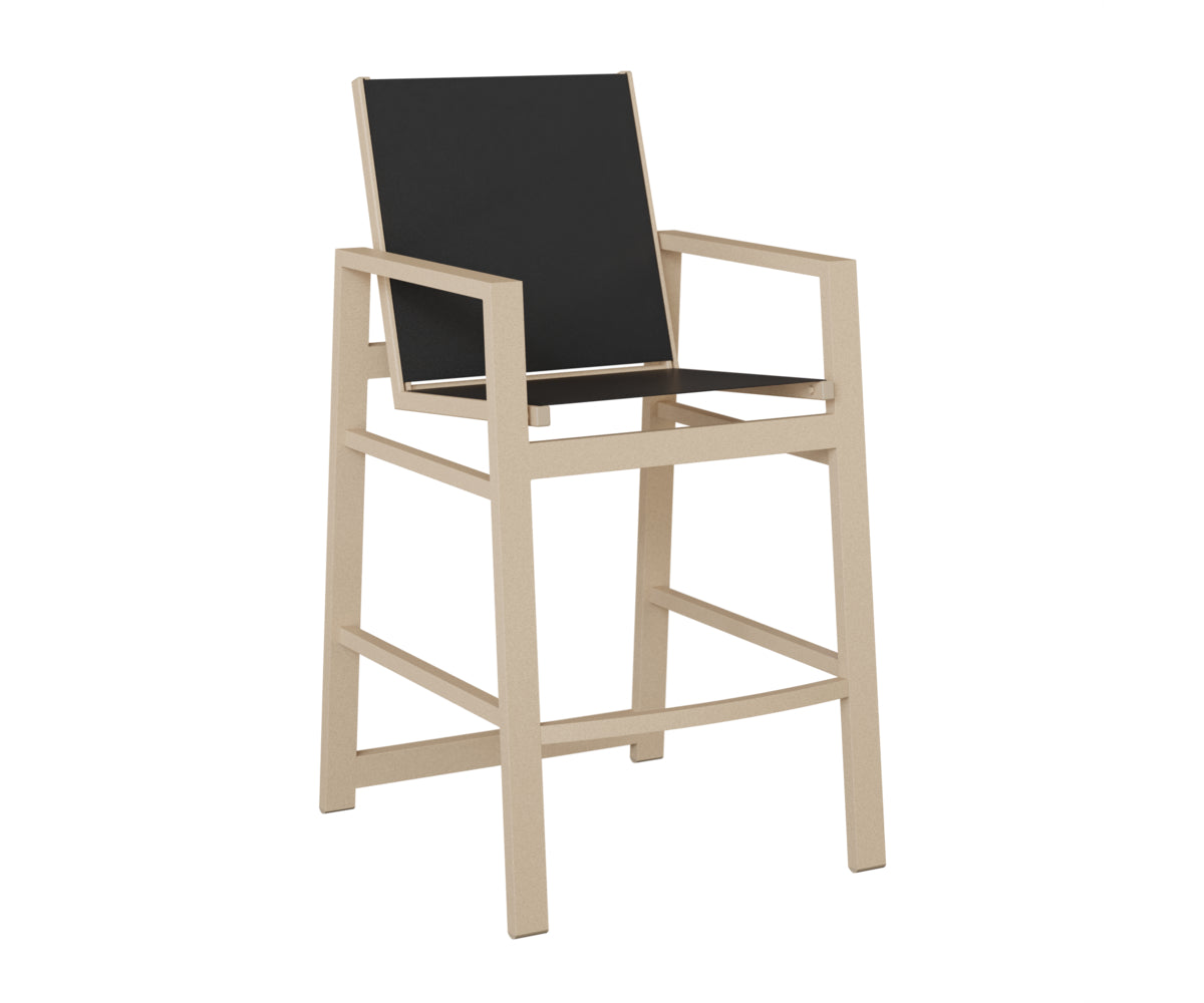 Vida Padded Sling Bar Chair