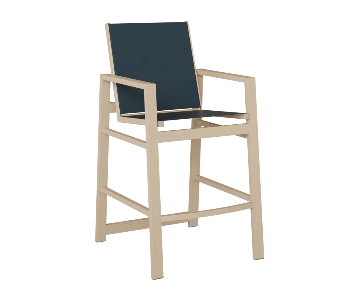 Vida Padded Sling Bar Chair