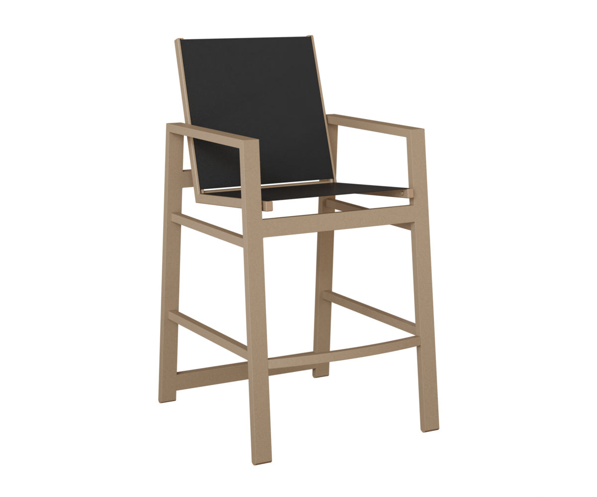 Vida Padded Sling Bar Chair