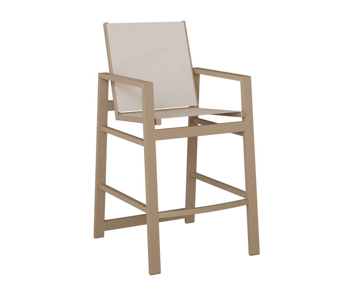 Vida Padded Sling Bar Chair