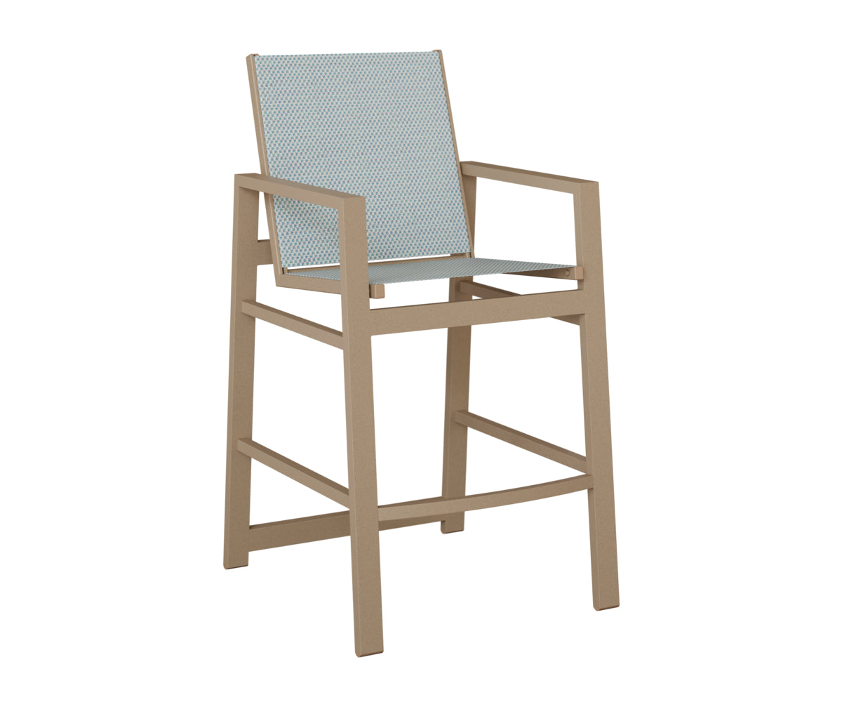 Vida Padded Sling Bar Chair