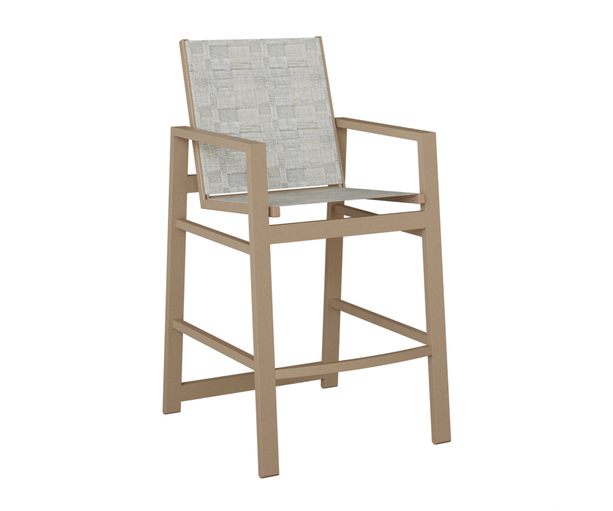 Vida Padded Sling Bar Chair