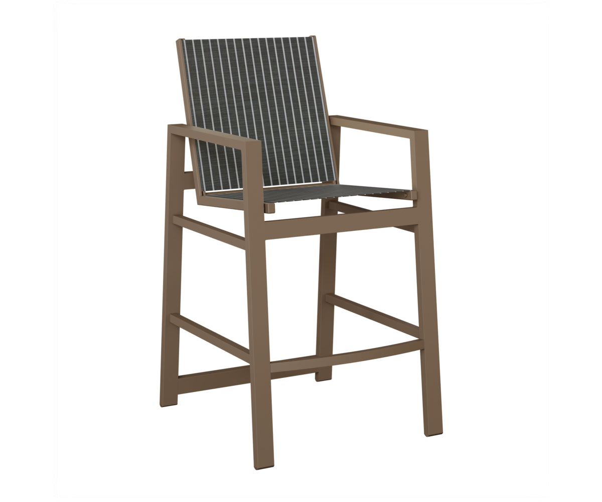 Vida Padded Sling Bar Chair