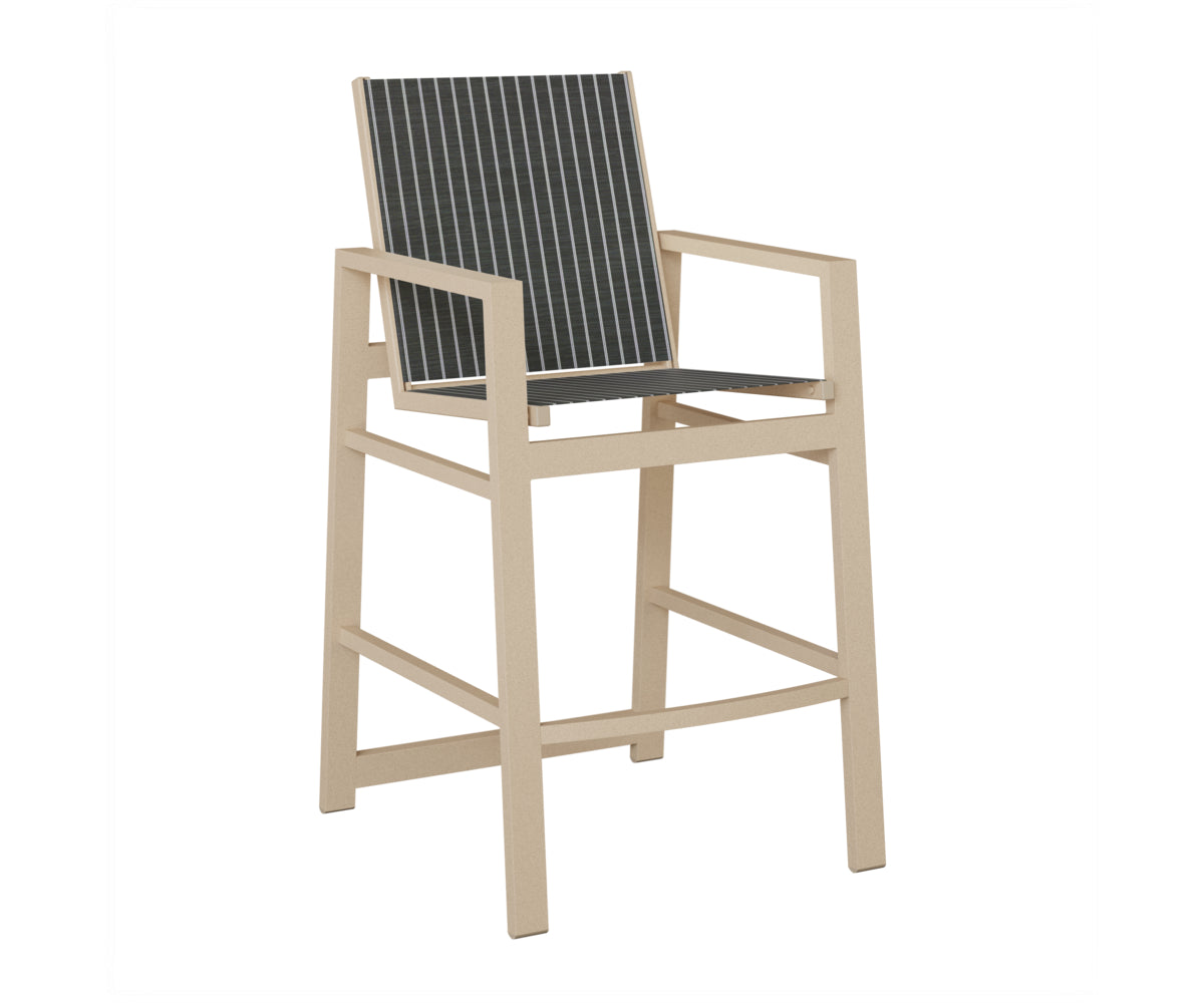Vida Padded Sling Bar Chair