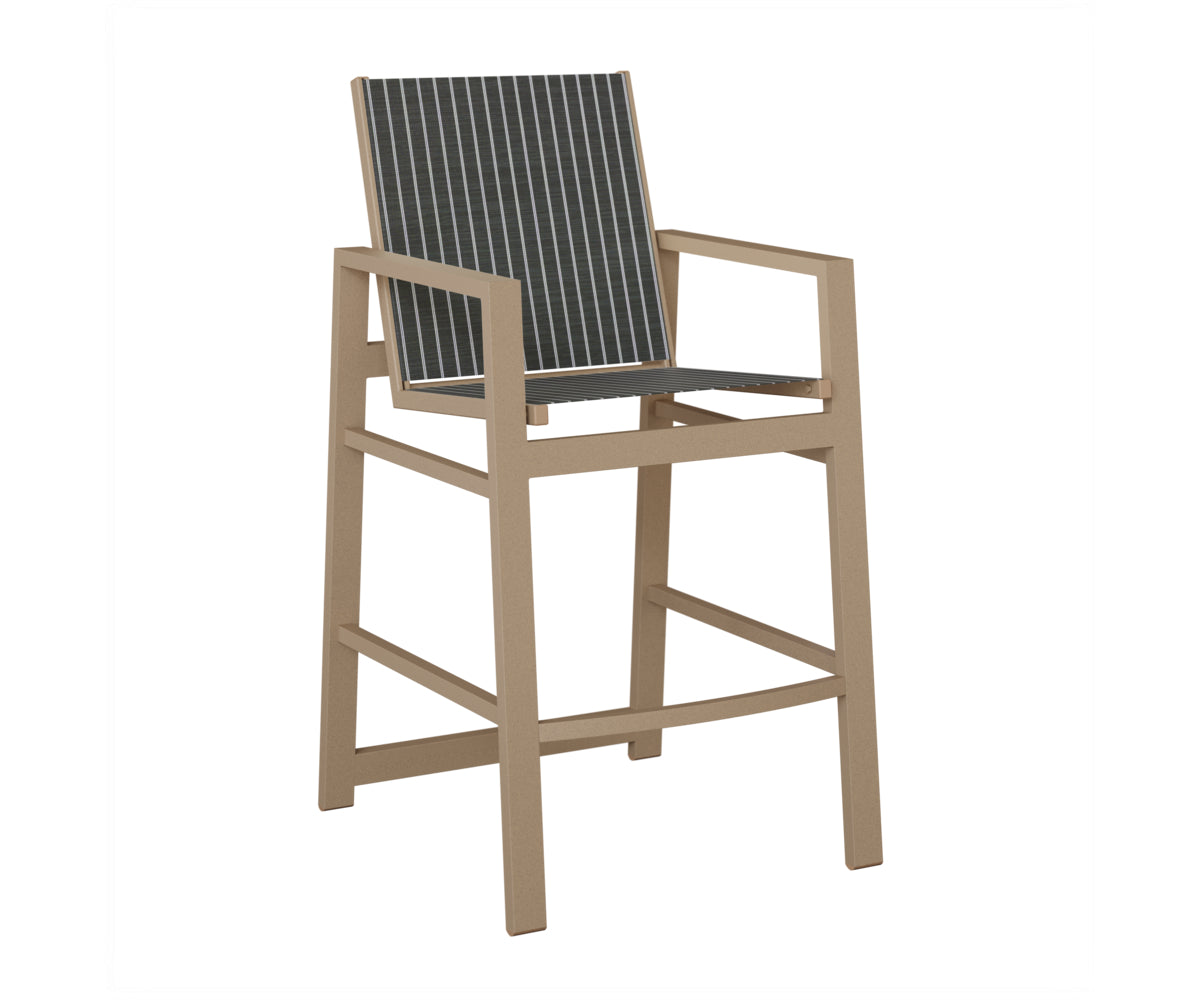Vida Padded Sling Bar Chair