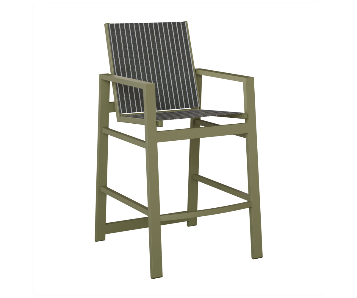 Vida Padded Sling Bar Chair