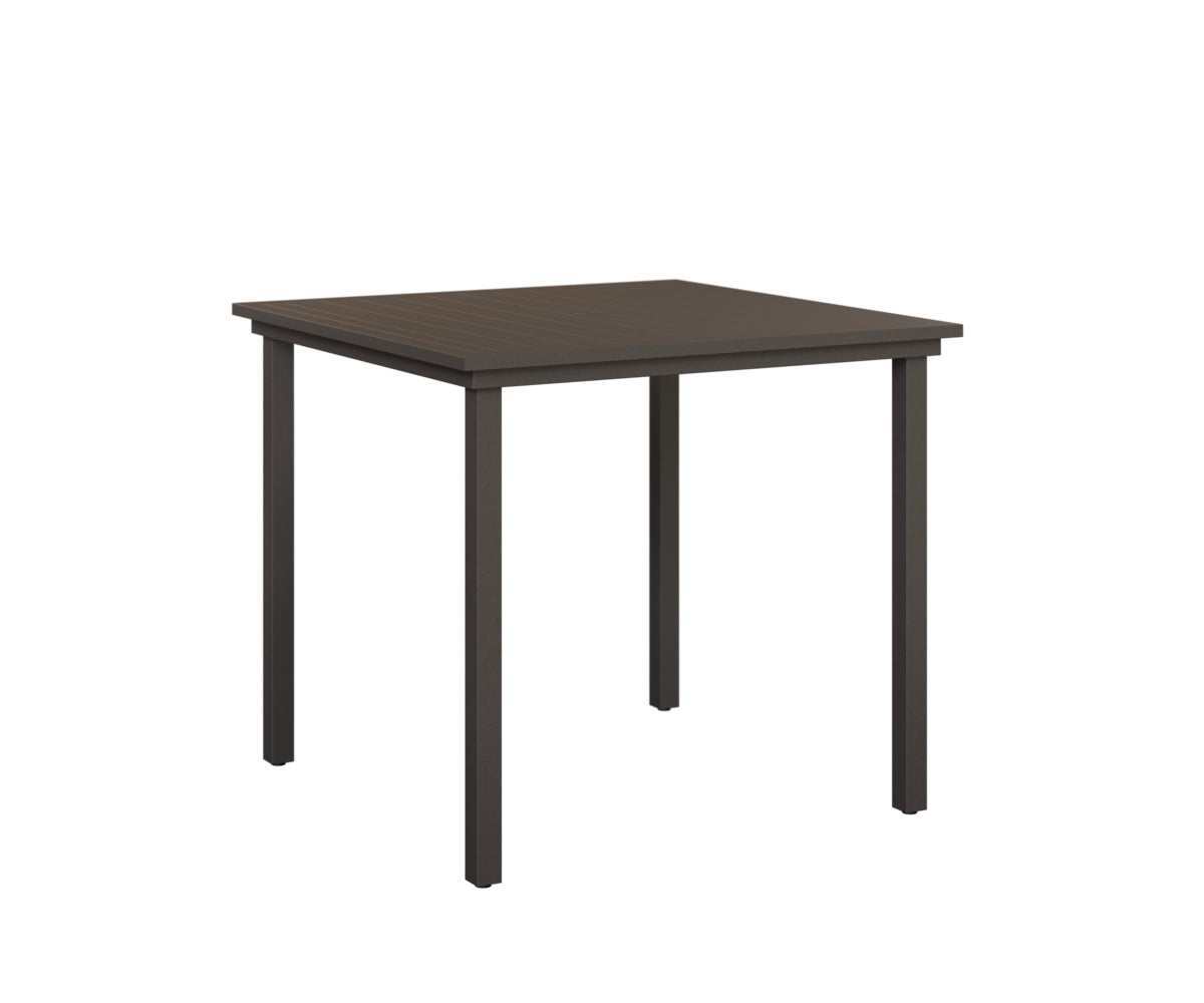 Vida 44" Aluminum Square Bar Table