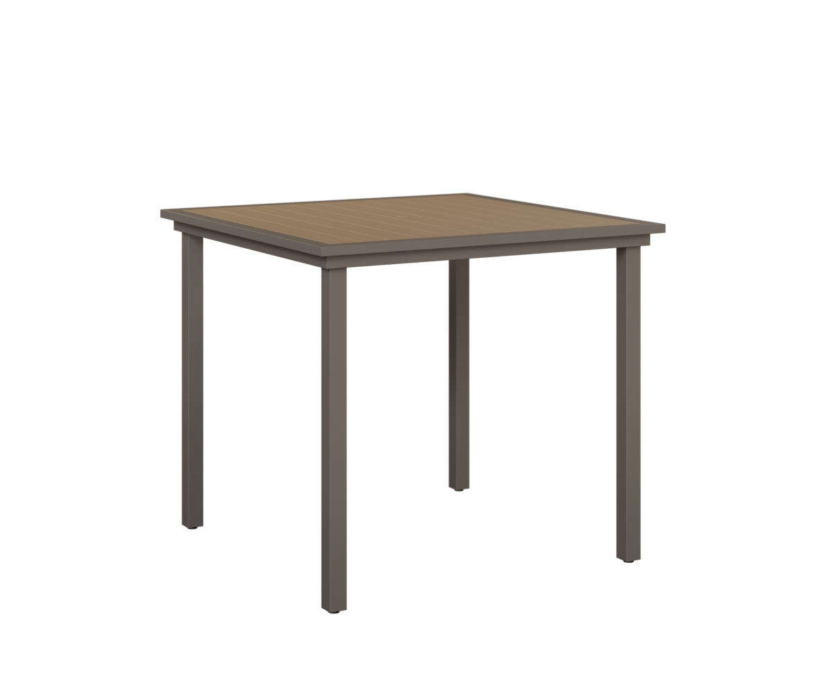 Vida 44" Poly Square Bar Table
