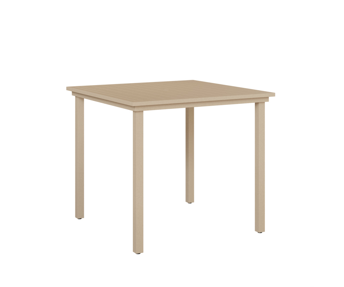 Vida 44" Aluminum Square Bar Table
