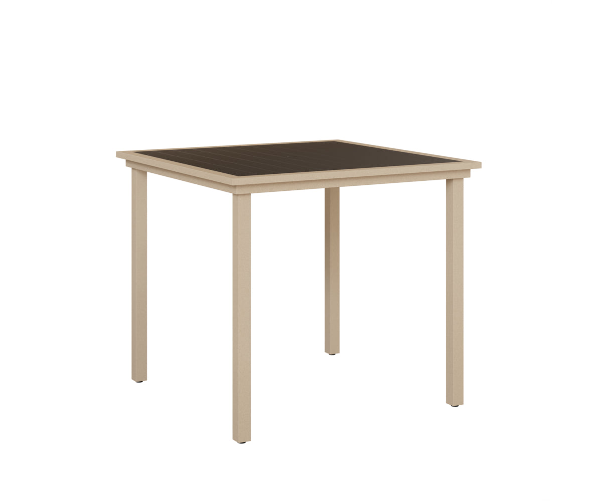 Vida 44" Poly Square Bar Table
