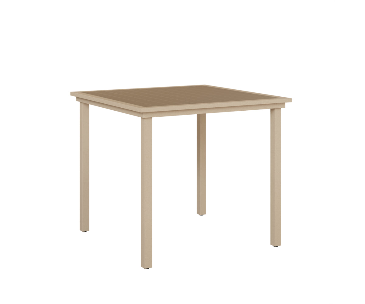 Vida 44" Poly Square Bar Table