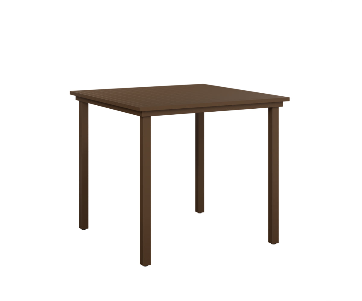 Vida 44" Aluminum Square Bar Table