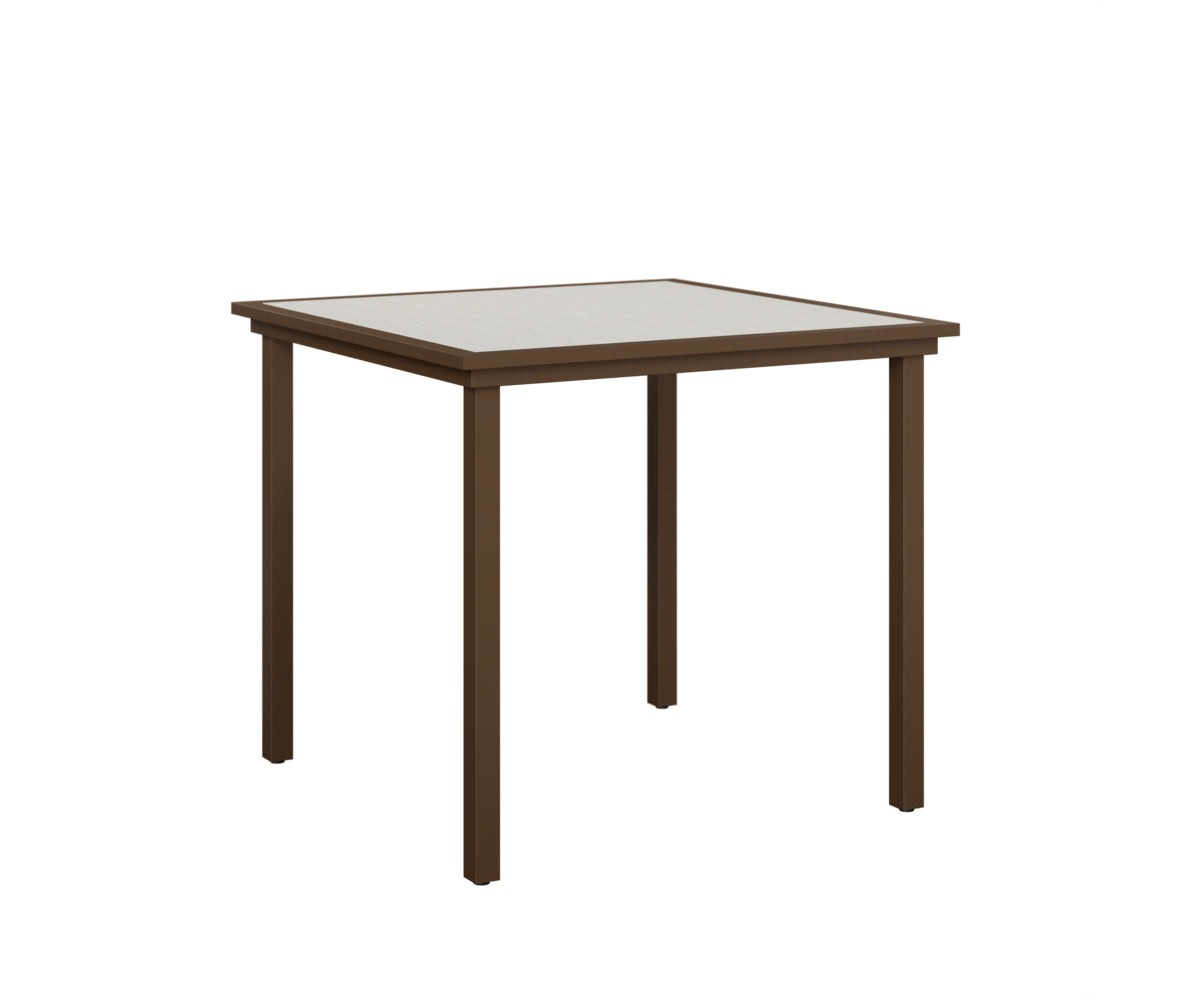 Vida 44" Poly Square Bar Table