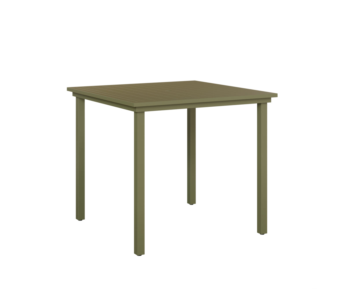 Vida 44" Aluminum Square Bar Table