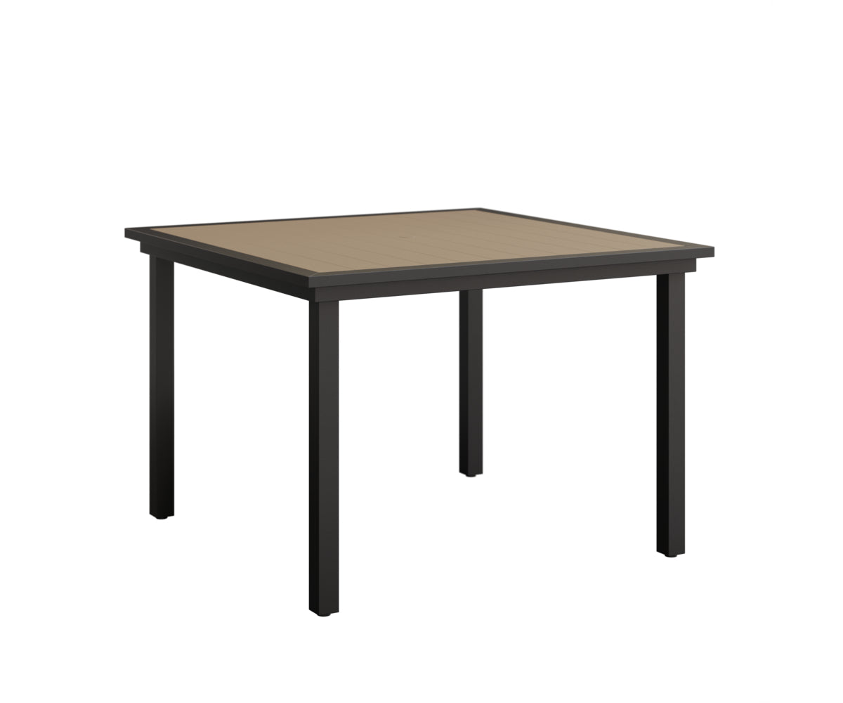 Vida 44" Poly Square Dining Table