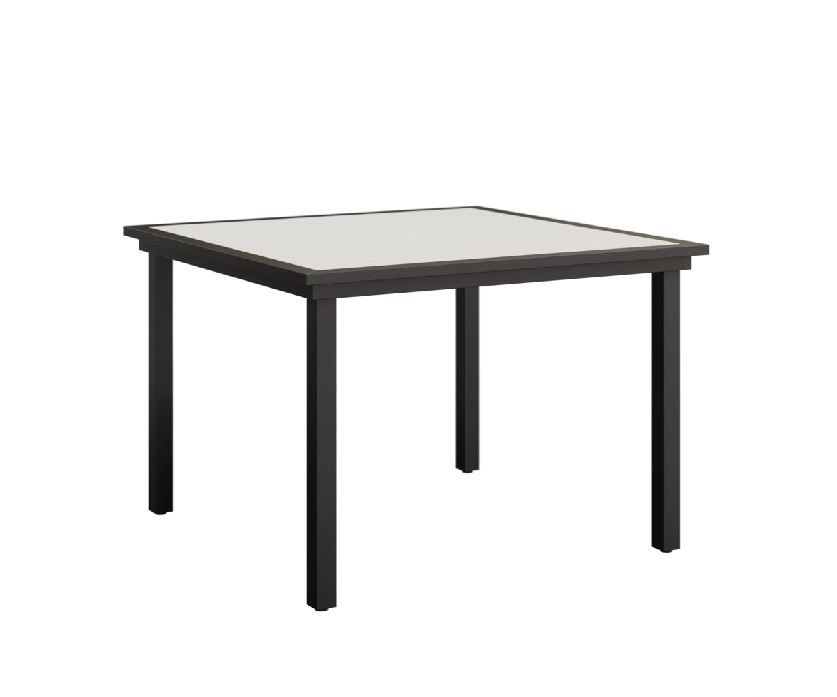 Vida 44" Poly Square Dining Table