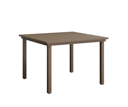 Vida 44" Aluminum Square Dining Table