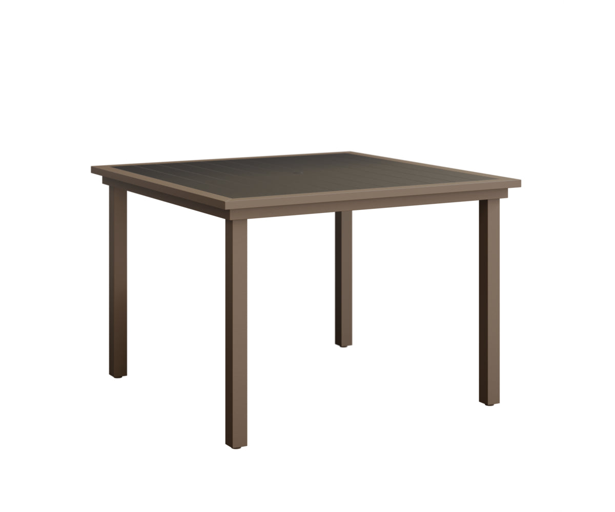 Vida 44" Poly Square Dining Table