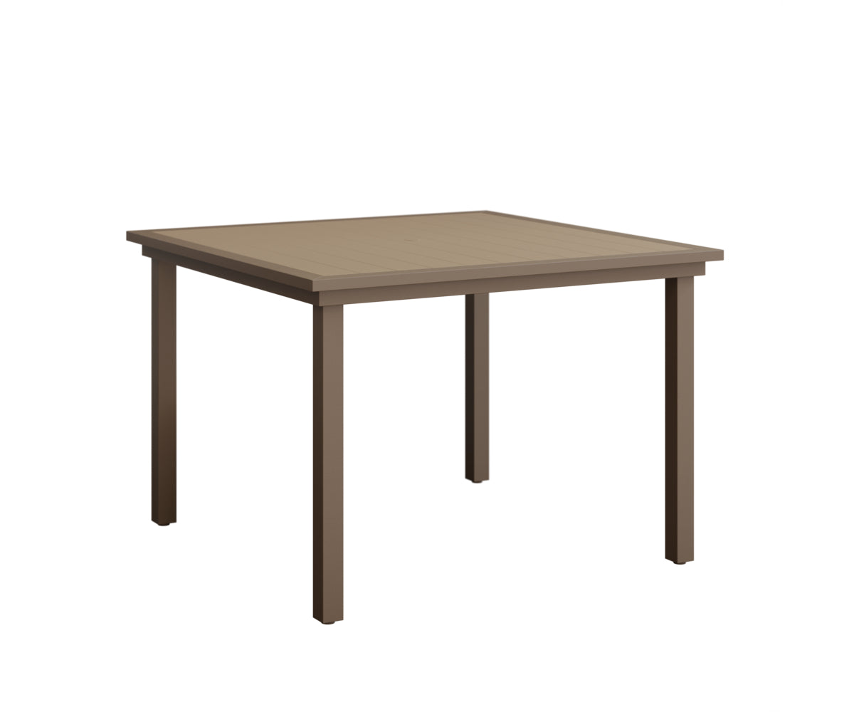 Vida 44" Poly Square Dining Table