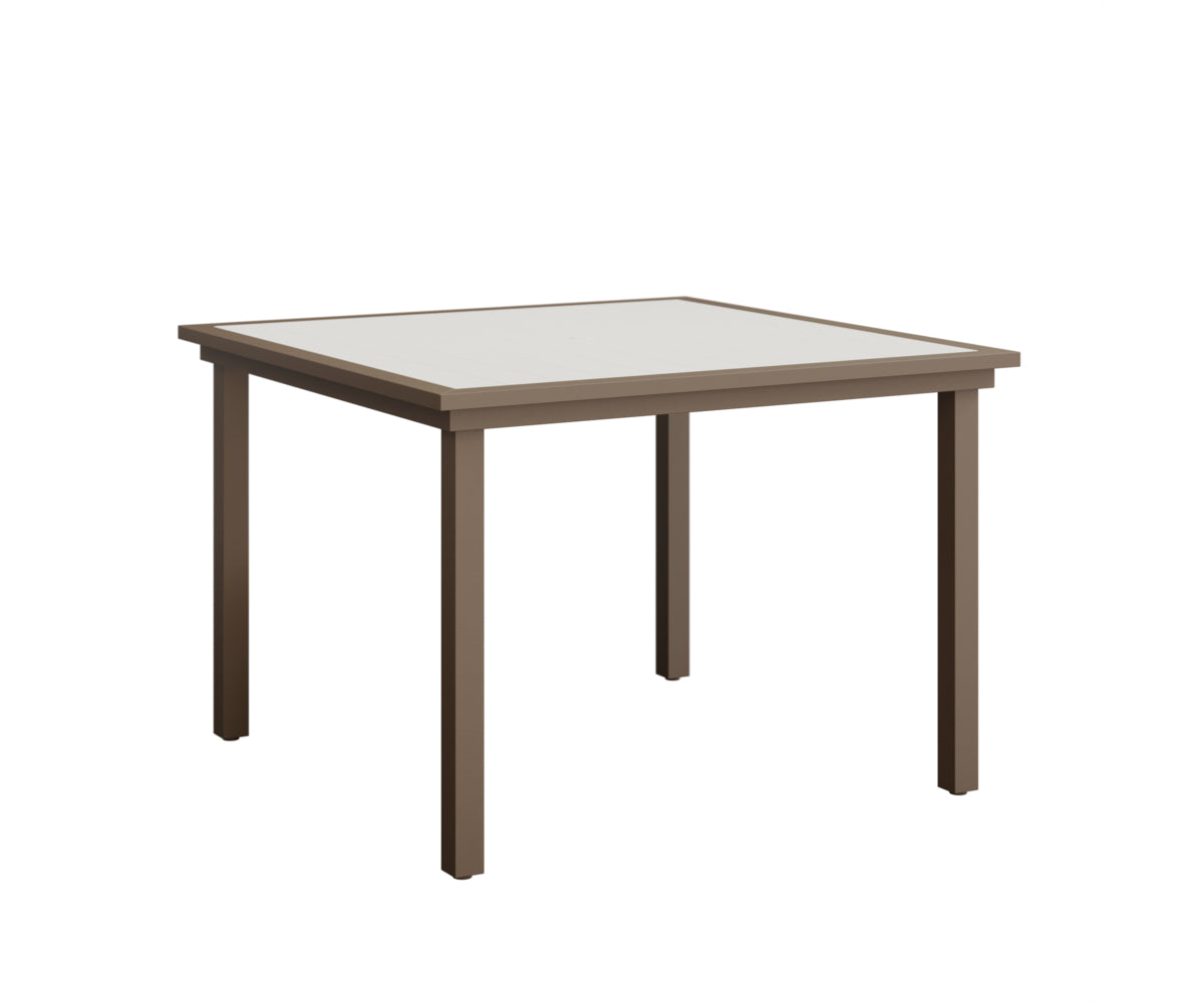 Vida 44" Poly Square Dining Table