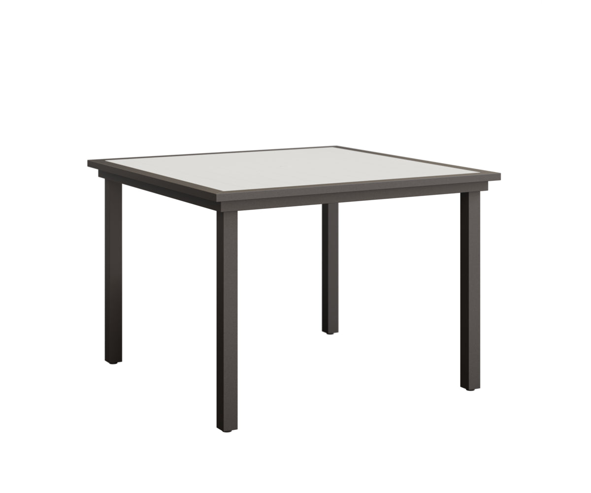 Vida 44" Poly Square Dining Table