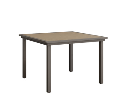 Vida 44" Poly Square Dining Table