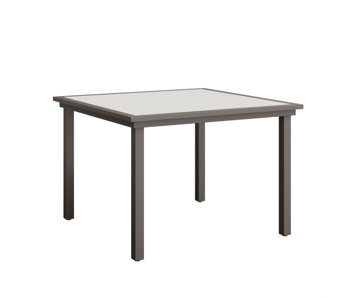 Vida 44" Poly Square Dining Table