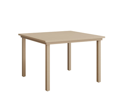 Vida 44" Aluminum Square Dining Table