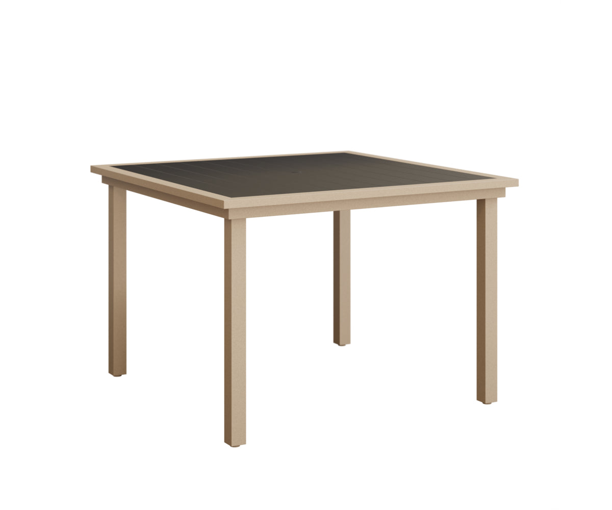 Vida 44" Poly Square Dining Table