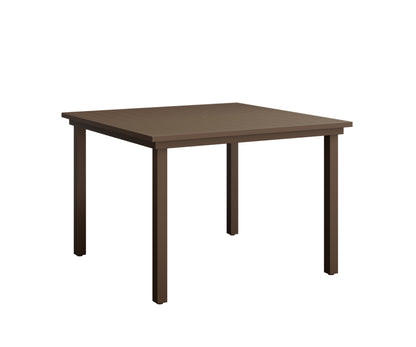 Vida 44" Aluminum Square Dining Table