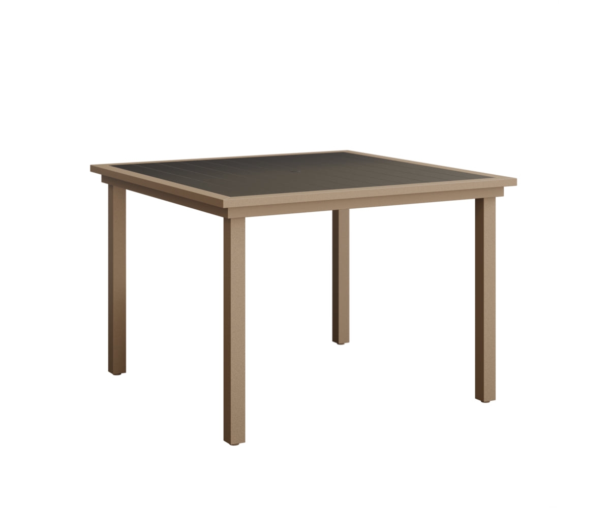 Vida 44" Poly Square Dining Table