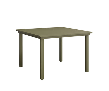 Vida 44" Aluminum Square Dining Table