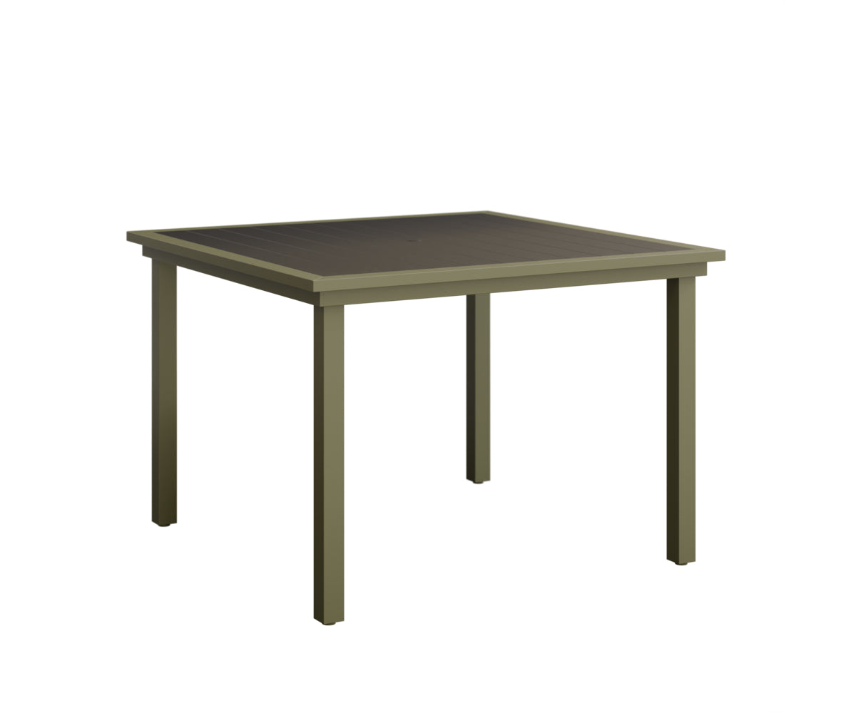 Vida 44" Poly Square Dining Table