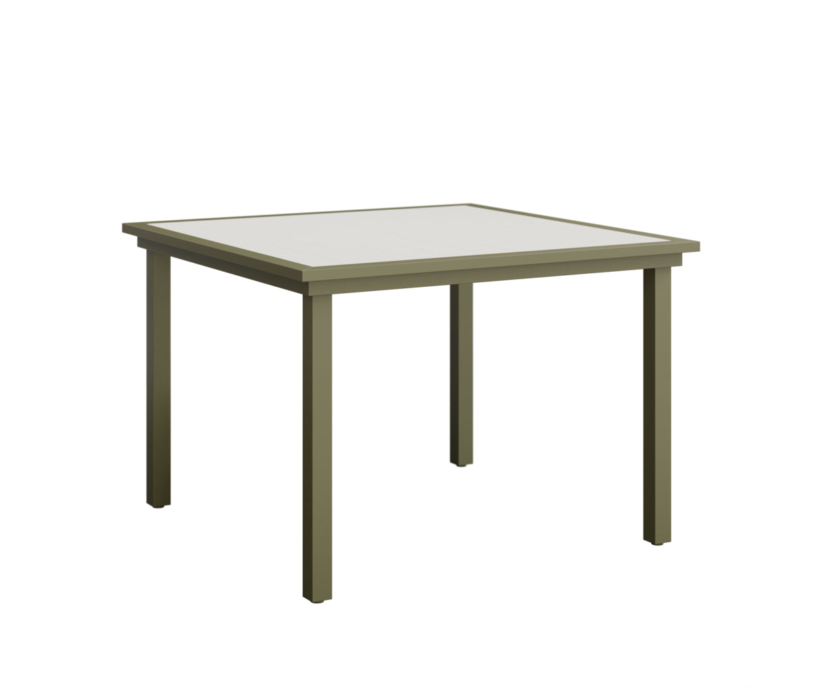 Vida 44" Poly Square Dining Table