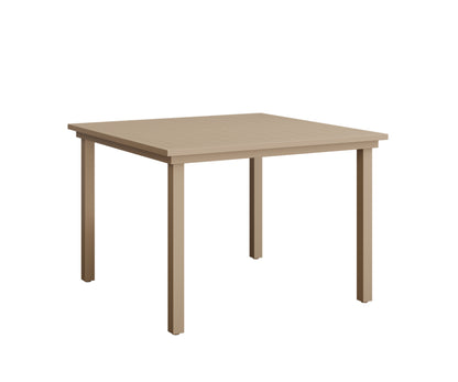 Vida 44" Aluminum Square Dining Table