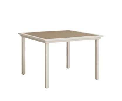 Vida 44" Poly Square Dining Table