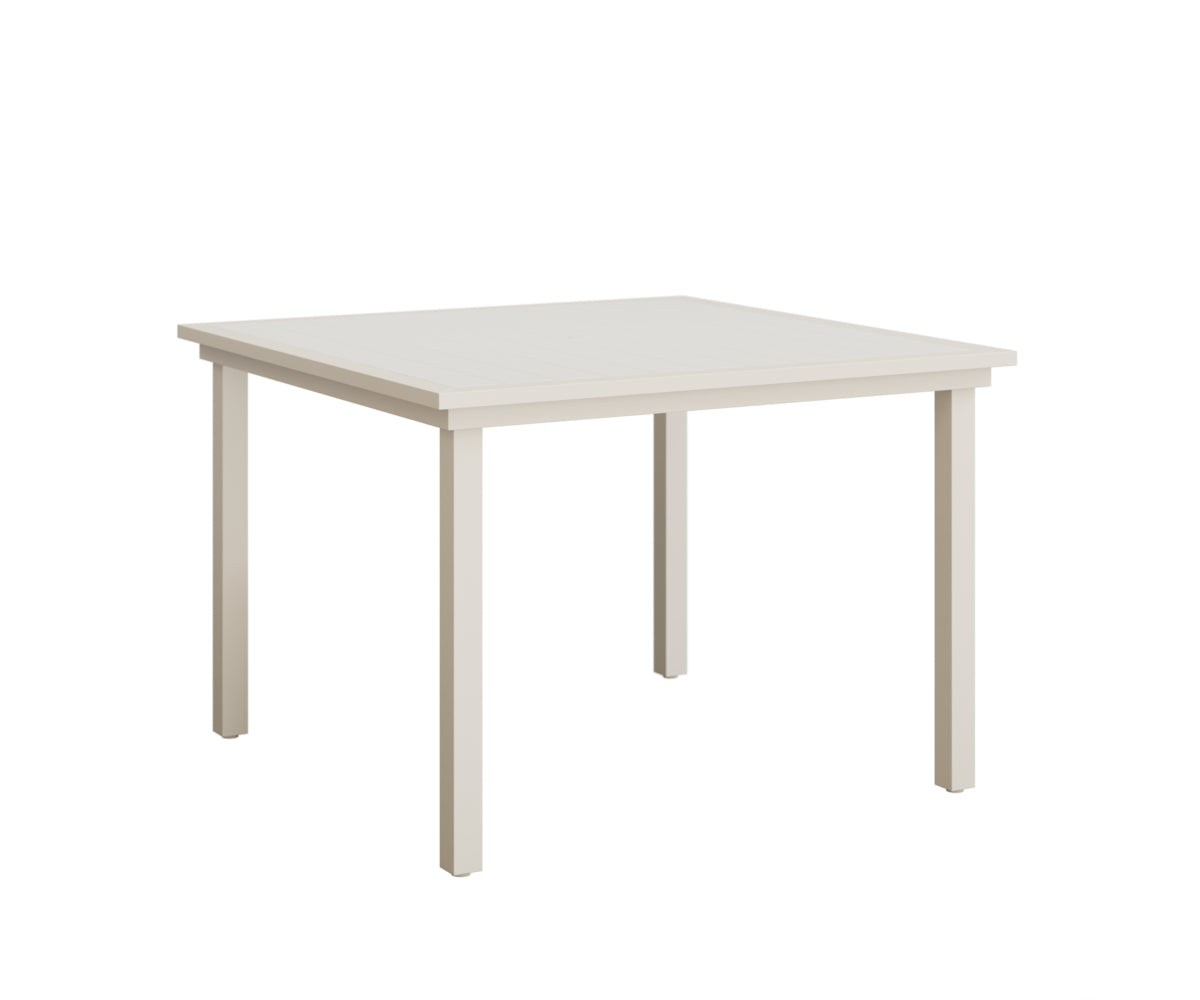 Vida 44" Poly Square Dining Table