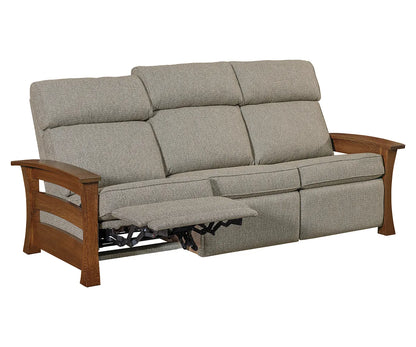 SFC Amish Barrington Stockton Wall Hugger Sofa Recliner